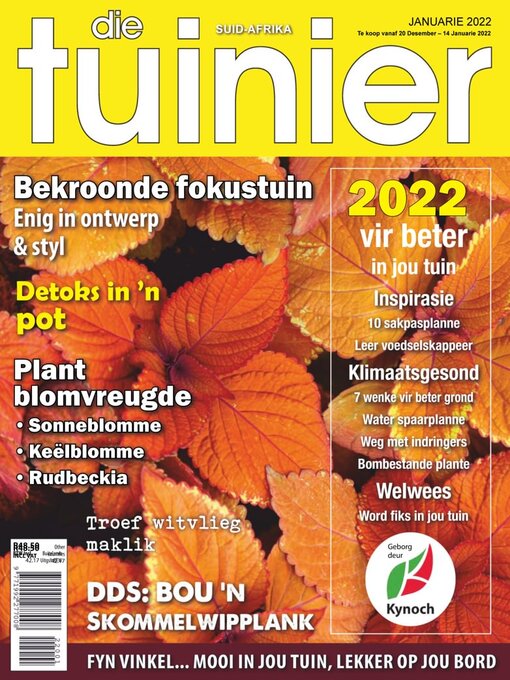 Cover image for Die Tuinier Tydskrif: Jan 01 2022